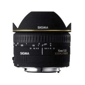 Sigma EX Fisheye Lens 15mm f/2.8 DG Canon EF