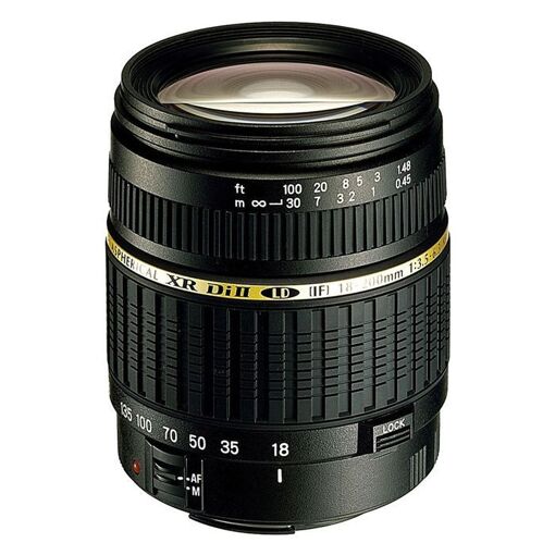 Lente Tamron A14 - Función de Acercamiento - 18 mm - 200 mm - f/3.5-6.3 XR Di II LD Aspérica [IF] - Montura Sony A