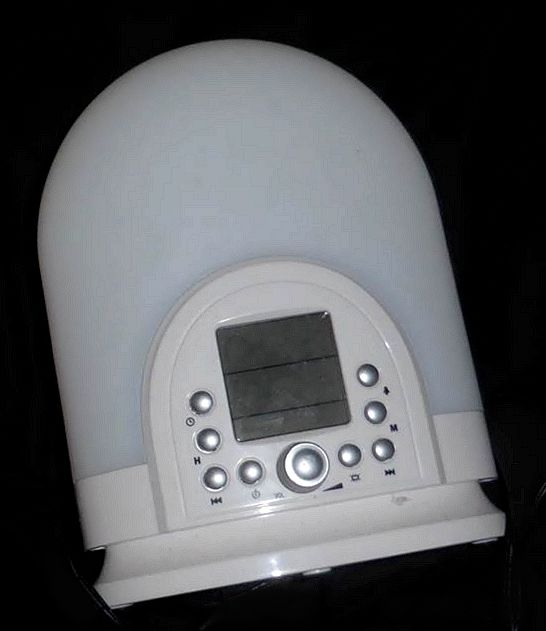 Homday Natural Light & Sound Radio Alarm Clock 2685