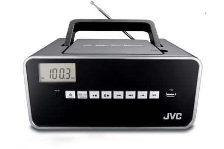 JVC Top-Loading CD Player with Bluetooth