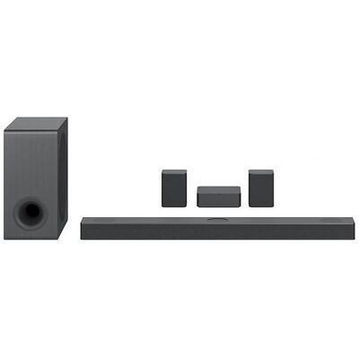 LG DS80QR Wireless Soundbar with Dolby Atmos 5.1.3 Channels + Subwoofer and Rear Speakers