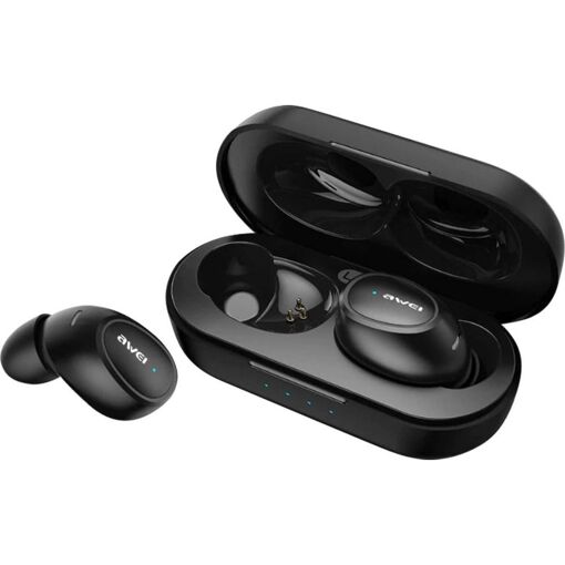 Auriculares inalámbricos AWEI Bluetooth a prueba de agua IPX6 Negro