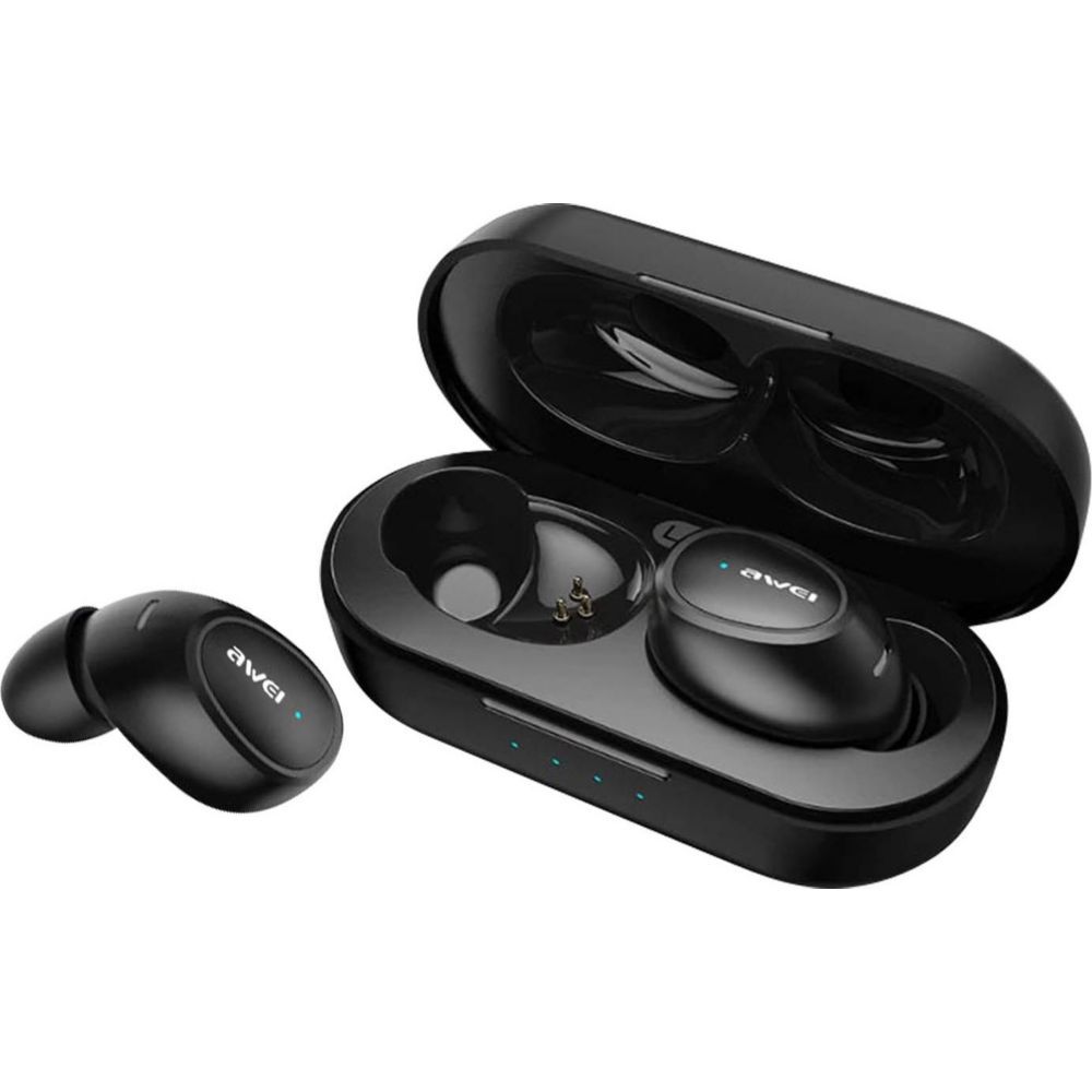 AWEI Bluetooth Wireless Earbuds IPX6 Waterproof - Black