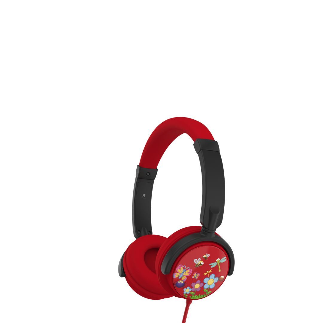 WeKids Insecte Adjustable and Rotatable Headphone (3-10 years), 85dB Limit, Jack 3.5mm, Second Headphone Jack