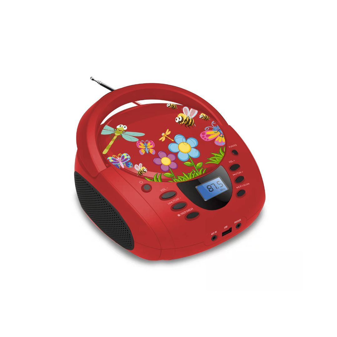 WeKids FM Radio CD Player with USB