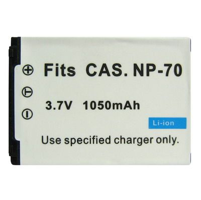 Casio NP-70 Rechargeable Battery 3.7V 1050mAh for Casio Digital Camera
