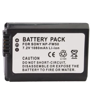 NP-FW50 Battery for Sony NEX-5/NEX-3/NEX-3C/NEX-5C (Black) by Alsatek