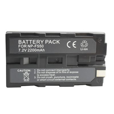 Alsatek NP-F550 Battery (Black) for Sony Cameras