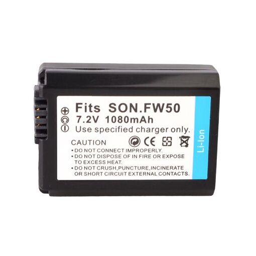 Alsatek FW50 Battery for Sony NEX-3C / NEX-5C (Black)