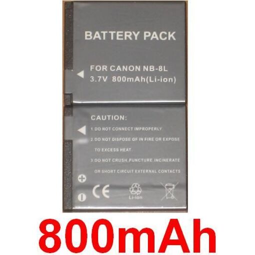 Canon NB-8L Lithium-Ion Battery
