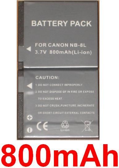 Batería Canon NB-8L de Ión Litio