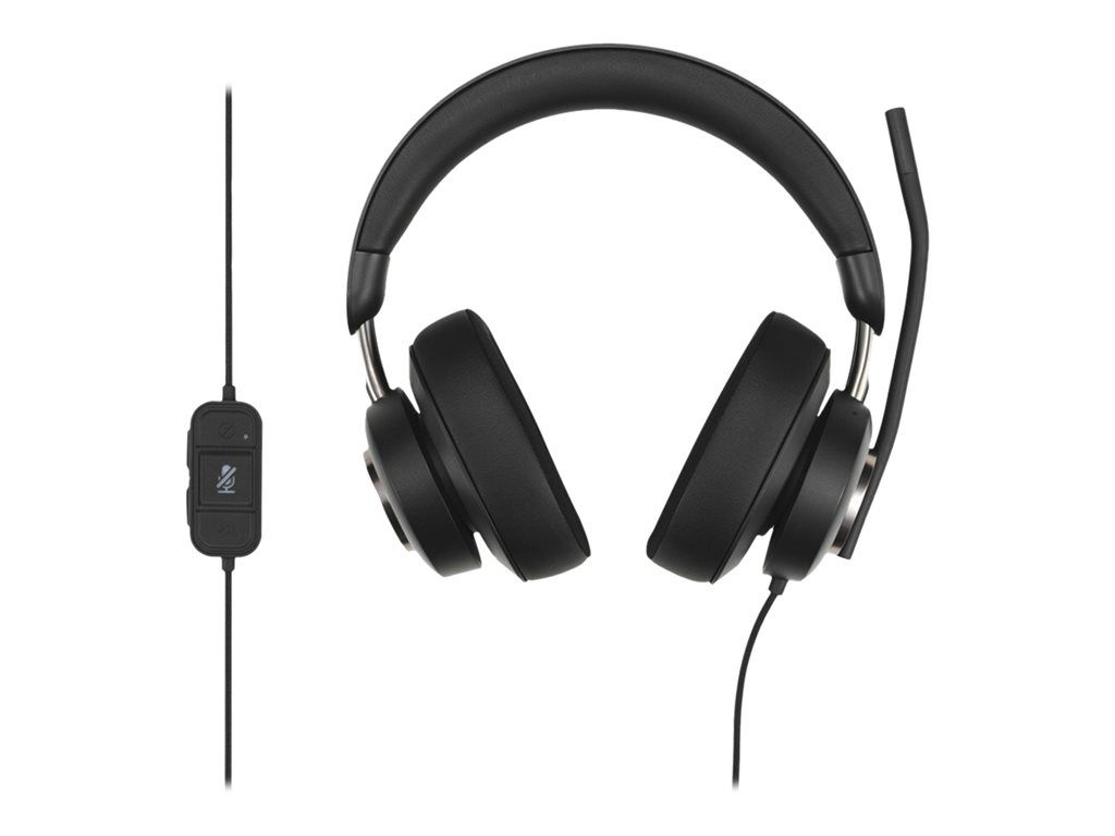 Kensington H2000 - Headset - Over-ear - Wired - USB-C - Acoustic Isolation