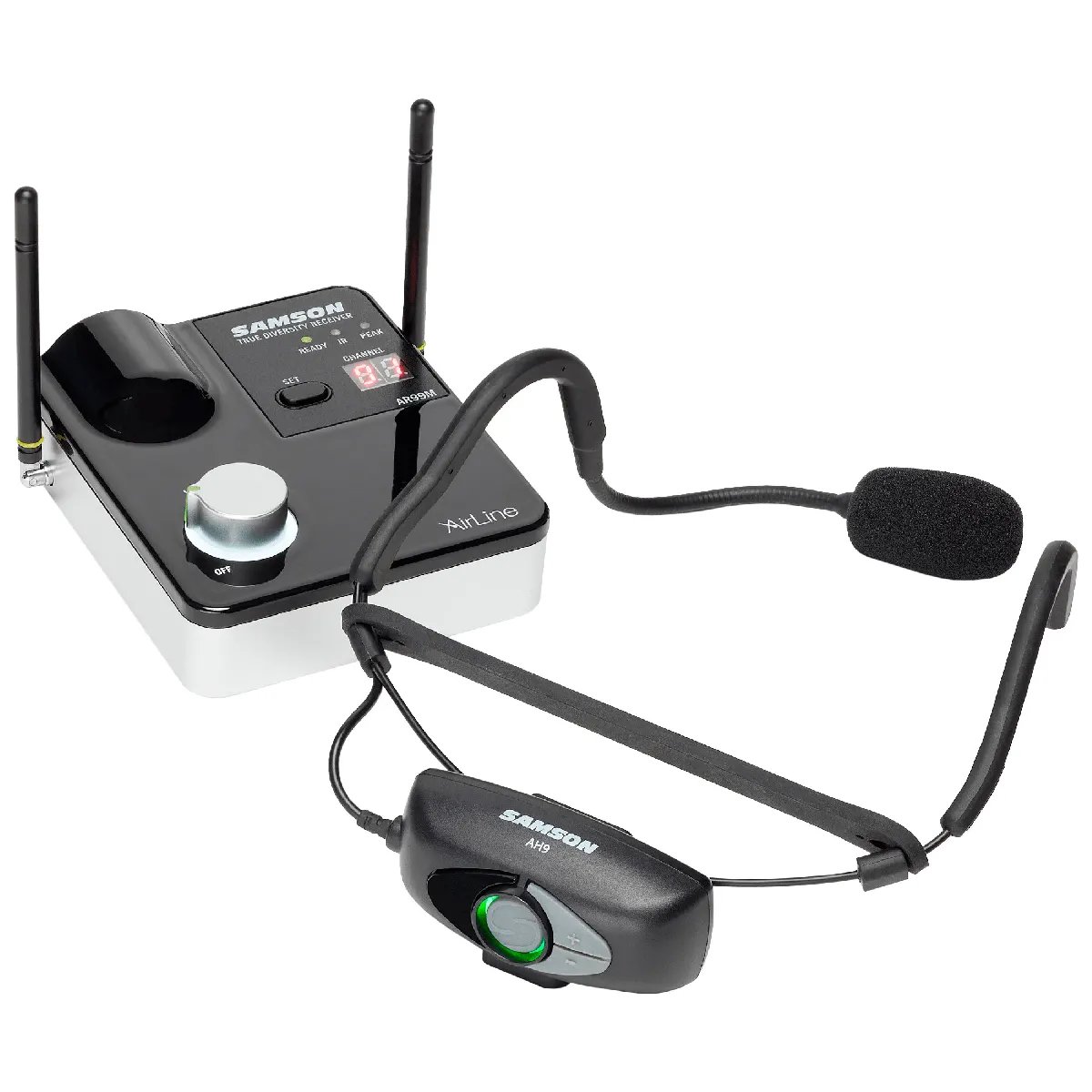 Samson Audio AIRLINE 99m Fitness - UHF Headset Microphone - Rechargeable - K Frequency