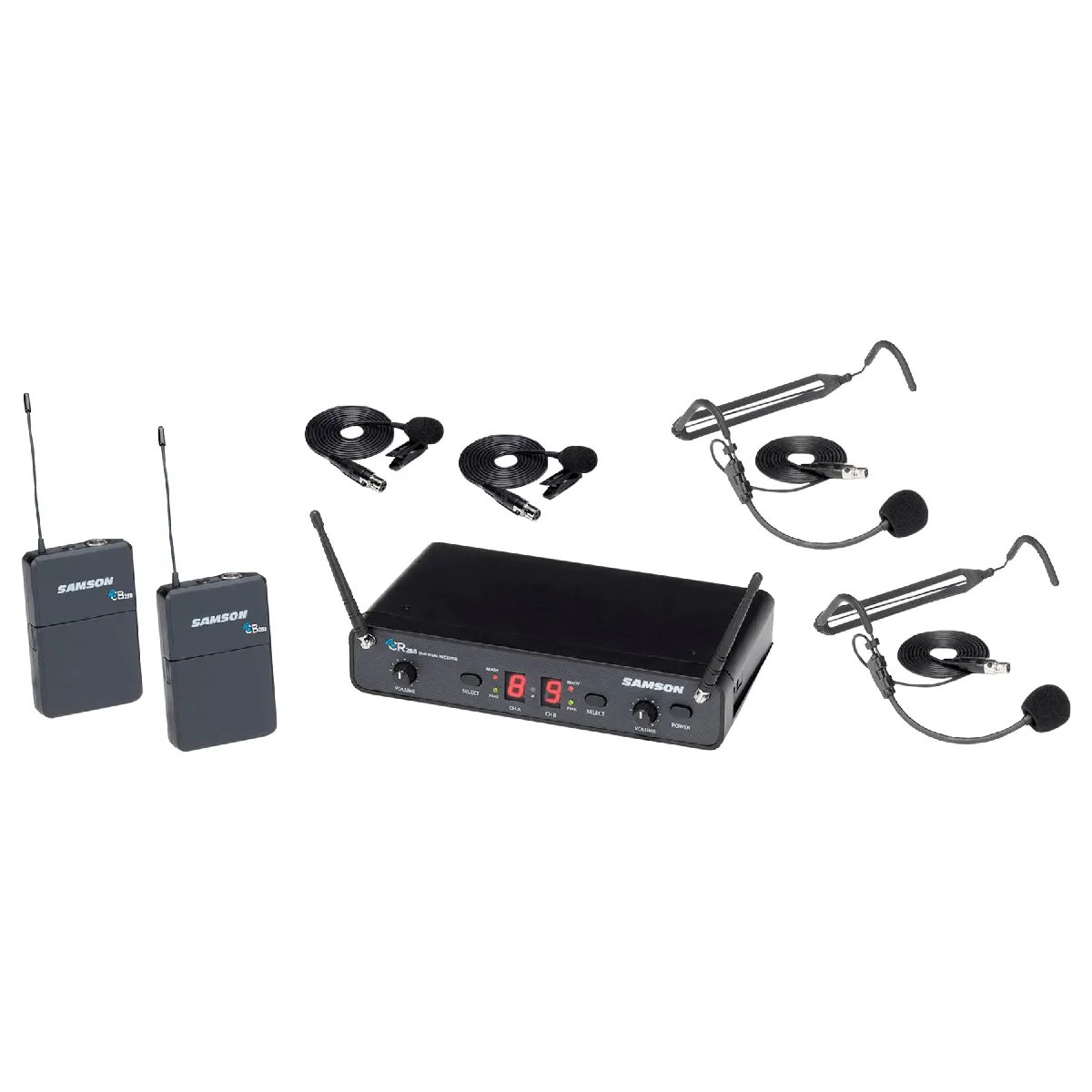 Samson Concert 288M Presentation - UHF System - Lavalier and Headset Microphones