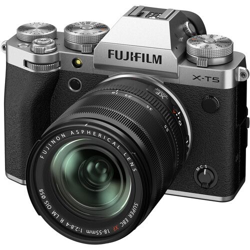 Fujifilm X-T5 Kit XF 18-55mm F2.8-4 R LM OIS MILC 40.2MP X-Trans CMOS 5 HR Silver