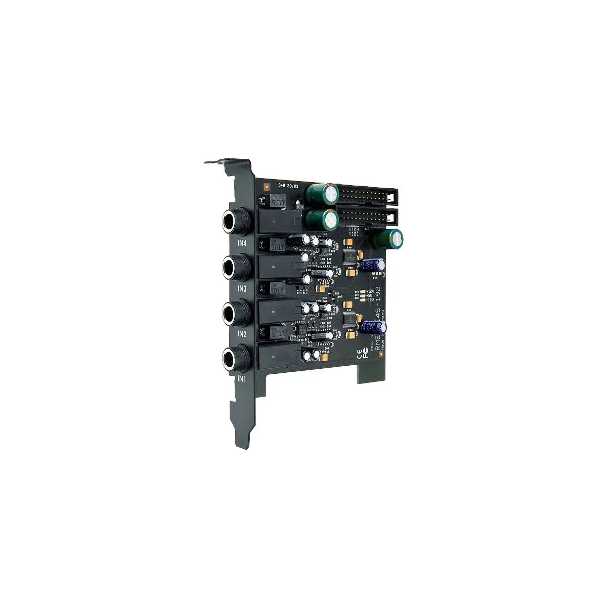RME AI4S-192 - Analog Input Expansion Card - 4 Symmetrical Analog Inputs - 24-bit