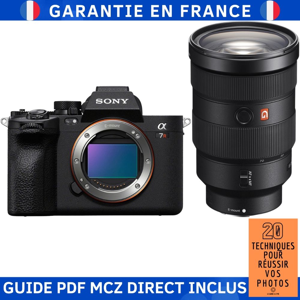 Sony A7R V + FE 24-70mm f/2.8 GM Lens Kit with '20 Techniques for Success in Photography' Guide