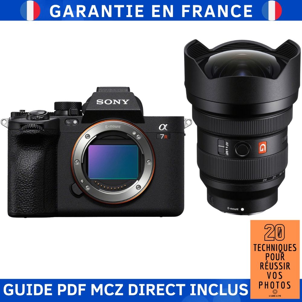 Sony A7R V + FE 12-24mm f/2.8 GM Lens Kit with '20 Techniques for Succeeding in Photography' Guide