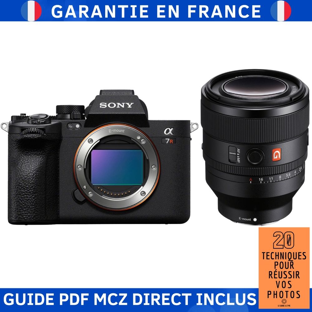 Kit Sony A7R V + Objetivo FE 50mm f/1.2 GM + Guía PDF MCZ DIRECT: 20 Técnicas para Tener Éxito en la Fotografía