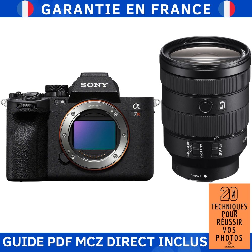 Sony A7R V + FE 24-105mm f/4 G OSS Kit with Photography Guide