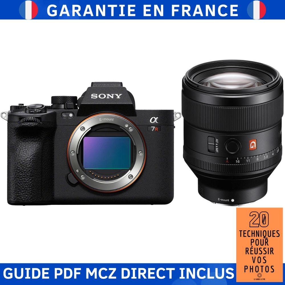 Sony A7R V + FE 85mm f/1.4 GM Camera Kit with PDF Guide: 20 Techniques for Succeeding in Your Photos