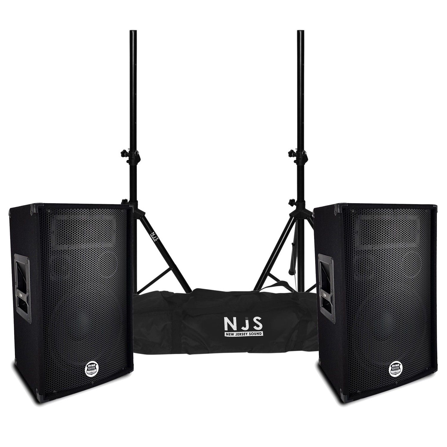 BM Sonic BMS-10 3-Way Trapped Bass Speaker Pair - 10"/25cm, 2 x 400W