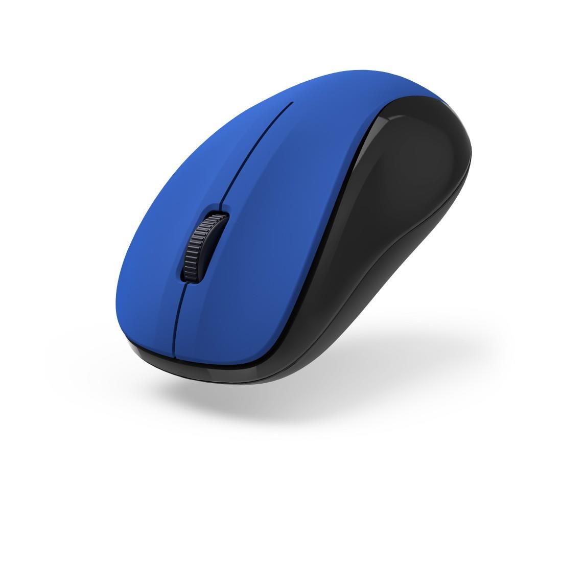 Hama MW-300 V2 Wireless Optical Mouse, Silent Blue