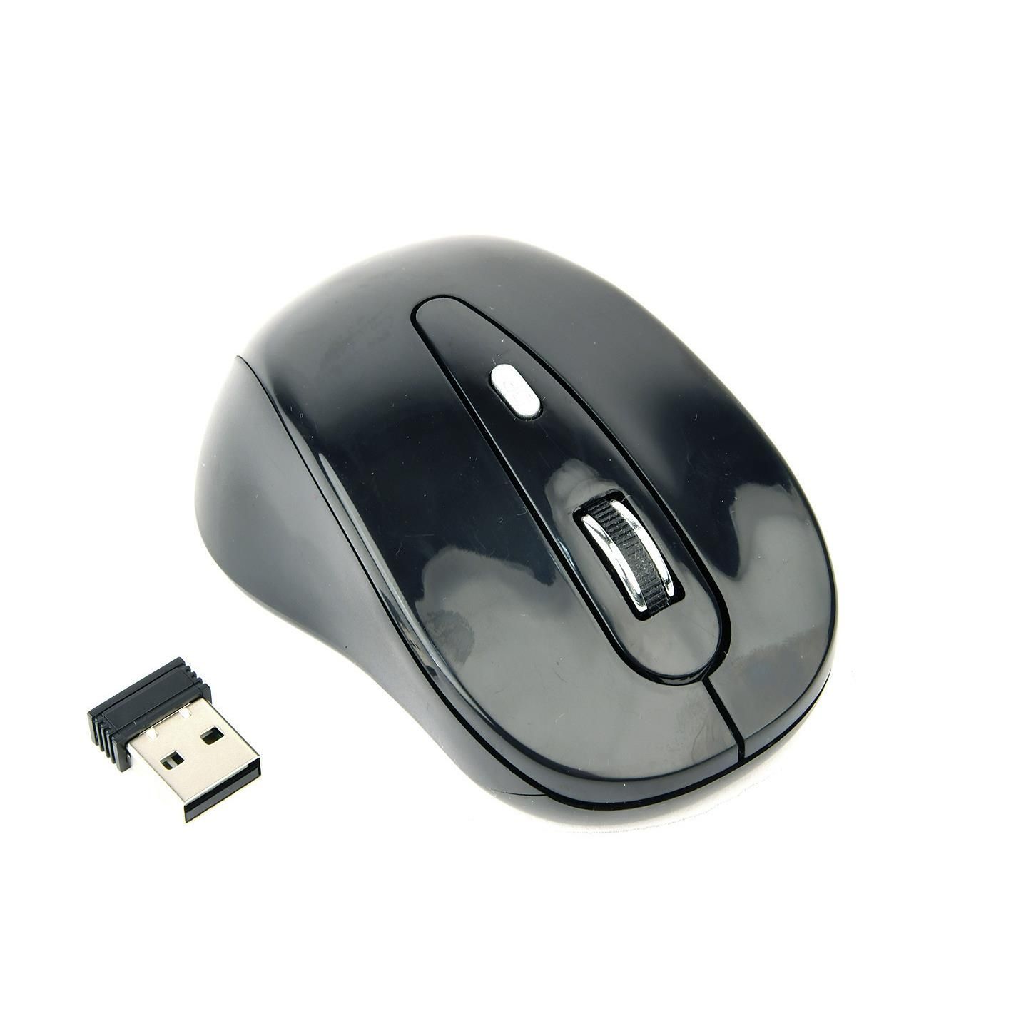Gembird Wireless Mouse 6 Buttons Black Silver