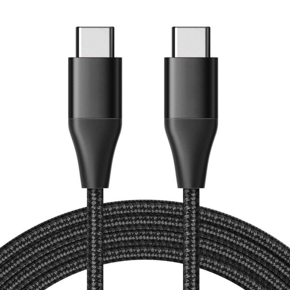 Câble USB-C vers USB-C pour Samsung Galaxy A - 1 mètre Noir - E.F.Connection