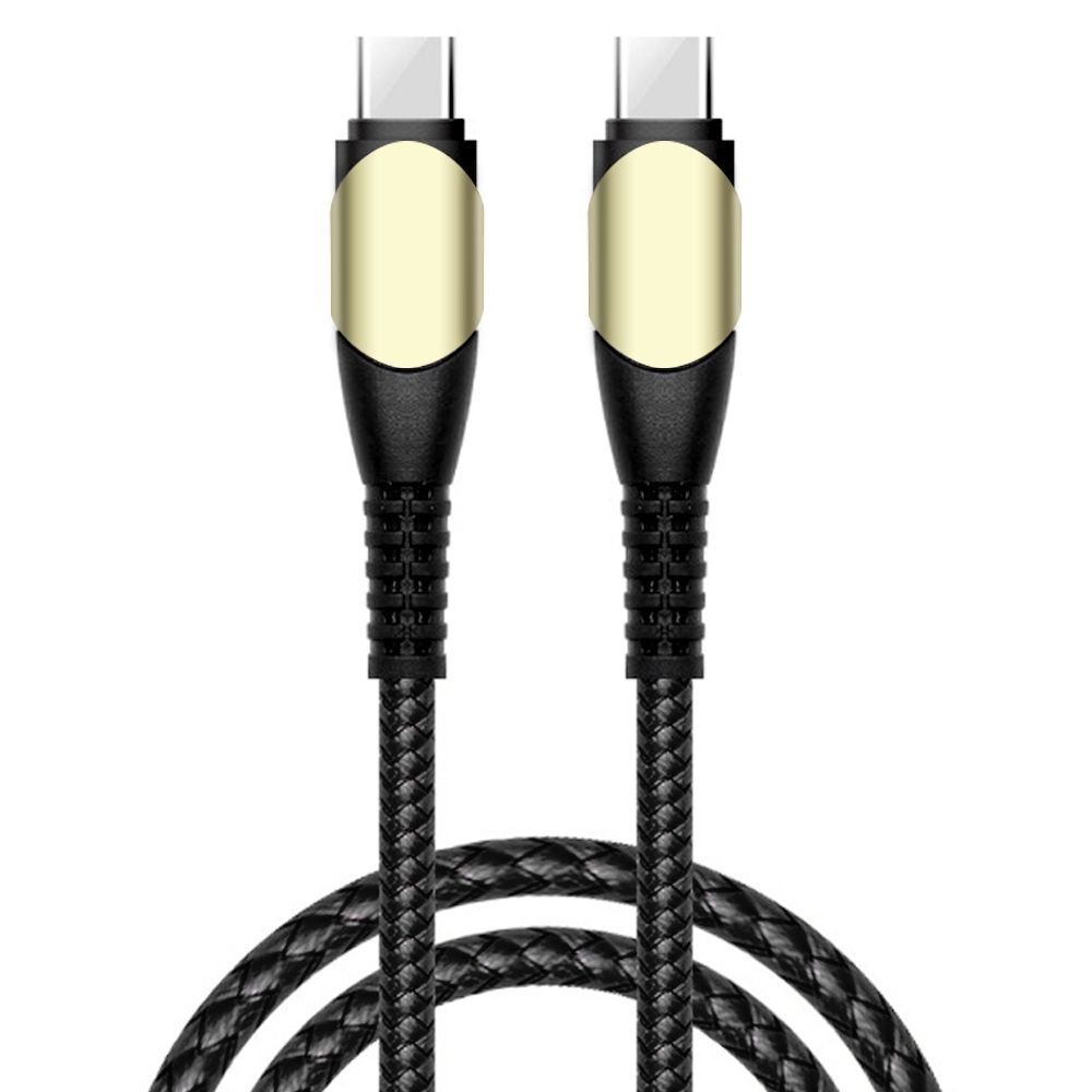 USB-C to USB-C Quick Charge 60W Cable for Samsung Galaxy Devices - Black, 1 Meter