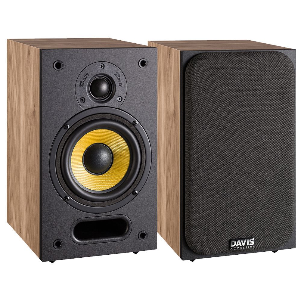 Davis Ariane 1 Bookshelf Speaker, Light Oak x 2