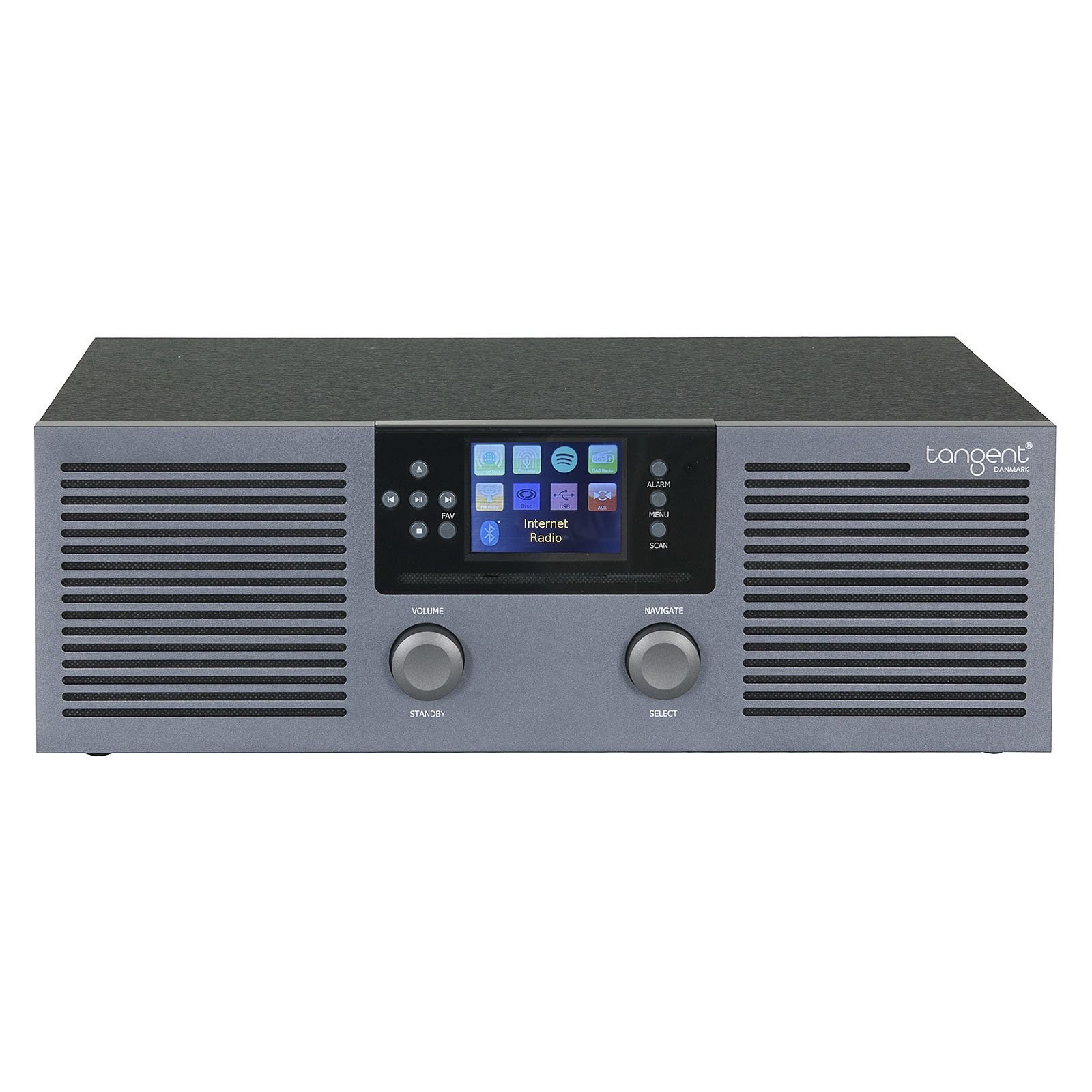 Tangent Radio Fem Black - 2 x 20W All-in-One System - CD/DAB+ - Internet Radio - Wi-Fi/Bluetooth/DLNA - AUX/USB