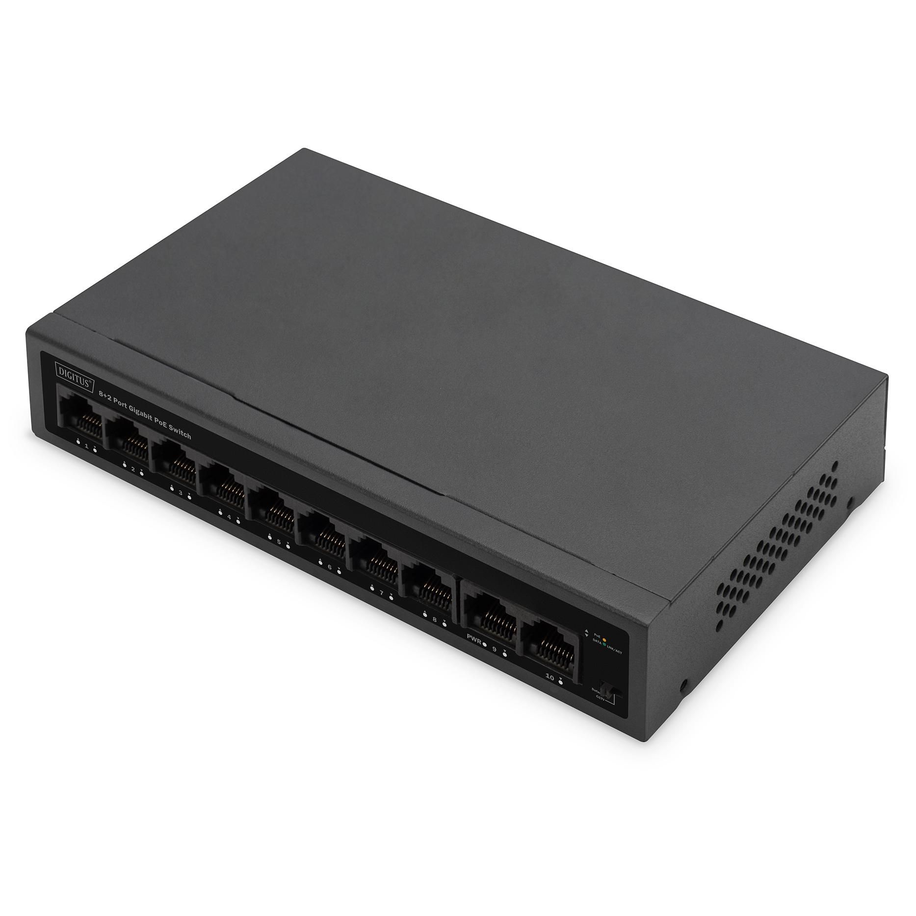 Digitus 8+2 Port PoE Gigabit Switch