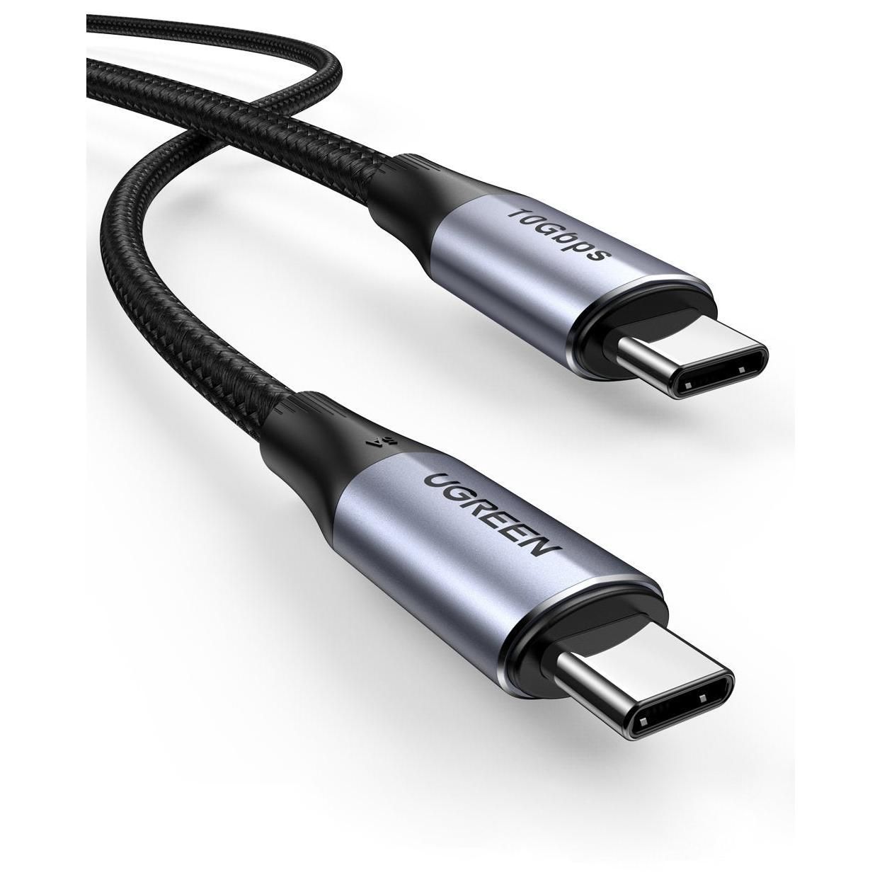 Cable Ugreen USB-C 3.2 Gen 2 (3.1 Gen 2) - Negro