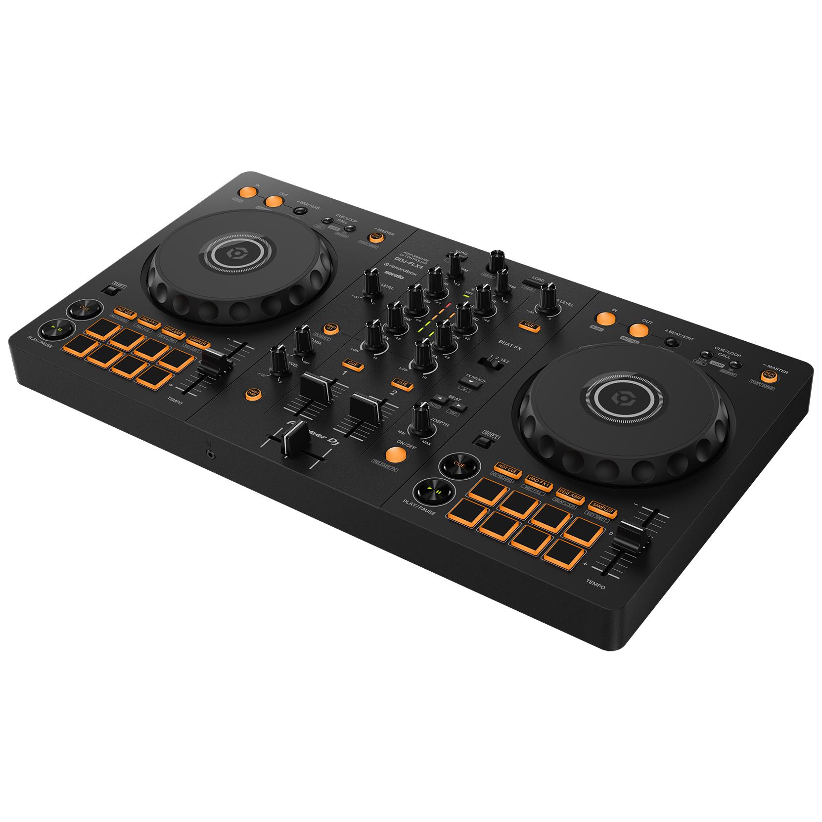 Pioneer DDJ-FLX4 2-Channel DJ Controller, Black