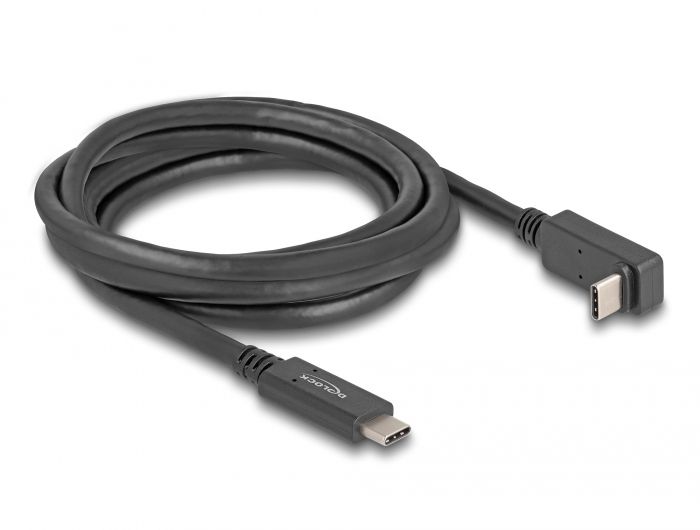 Câble USB-C Delock 2 m Noir