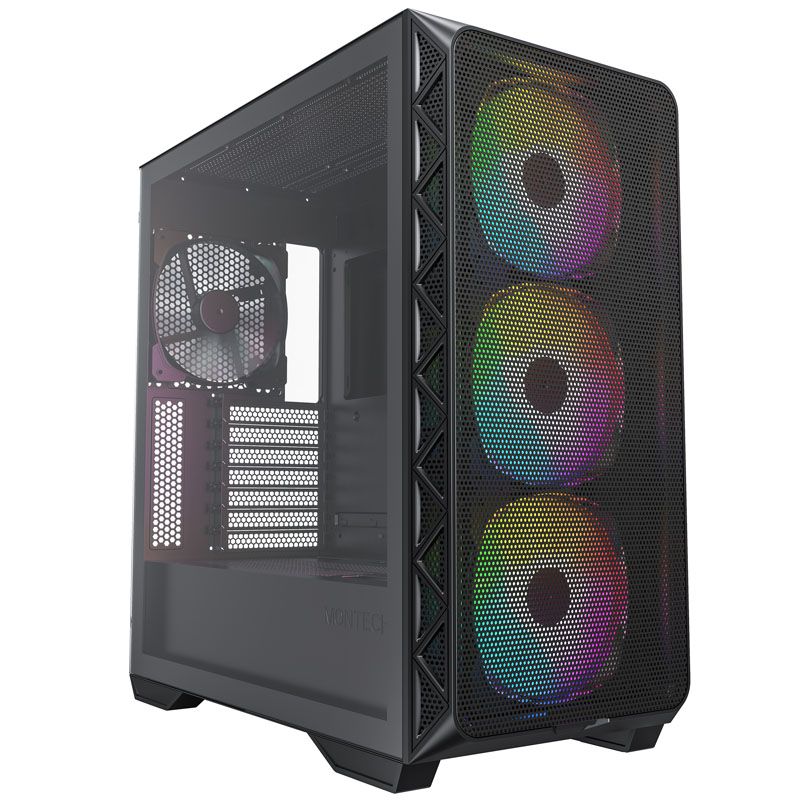 Montech Air 903 Max Midi-tower Case, Tempered Glass - Black