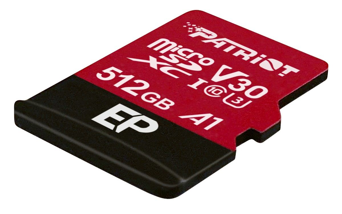 Patriot Memory EP V30 A1 512GB MicroSDXC UHS-I Class 10 Card