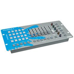 Contrôleur DMX LED Showtec ColorCue 2 (Taille : 1U, Couleur : Multicolore, Capacité : 512 Canaux)