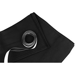 Showtec Stage Skirt, 6m x 20cm, Black