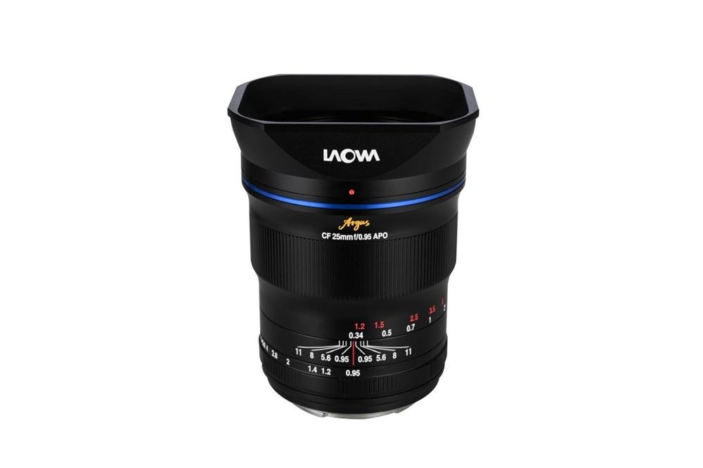 Laowa Argus 25mm f/0.95 CF APO Hybrid Lens for Fuji X, Black
