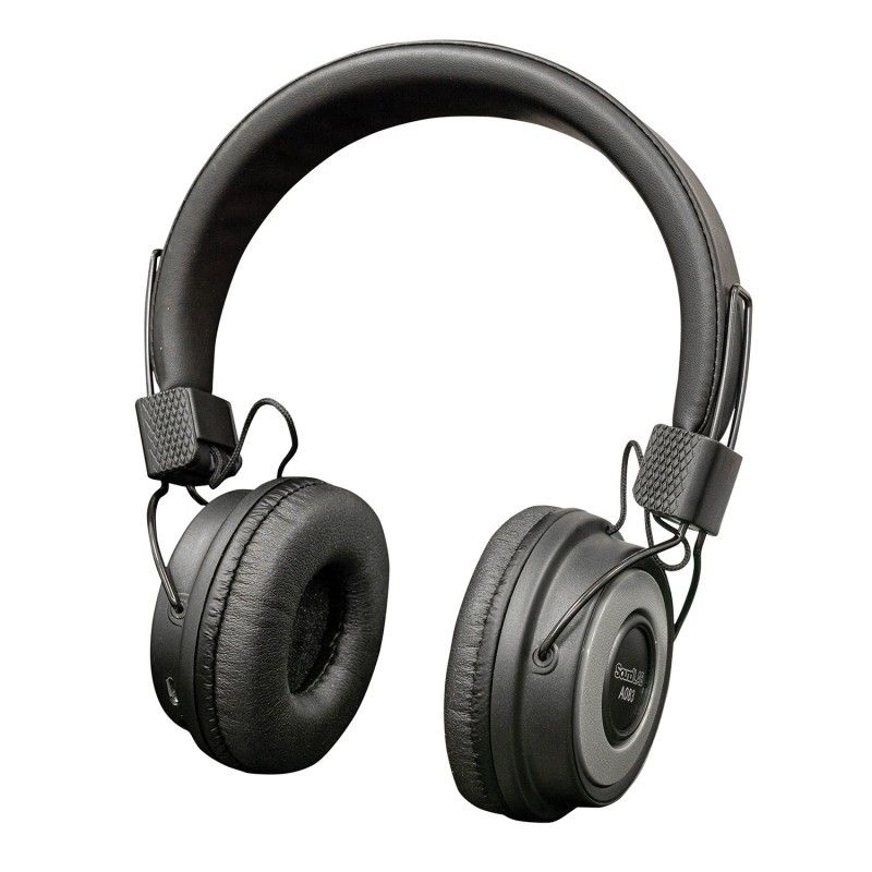 Auriculares inalámbricos Soundlab A083, Bluetooth, diadema acolchada, negro