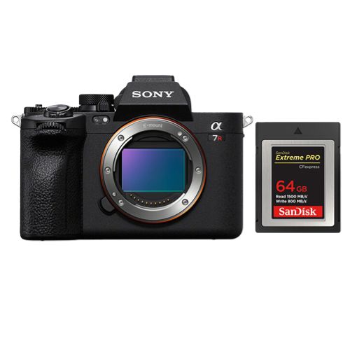 Sony A7R V Camera + 64GB SanDisk Extreme Pro CFexpress Type B Card
