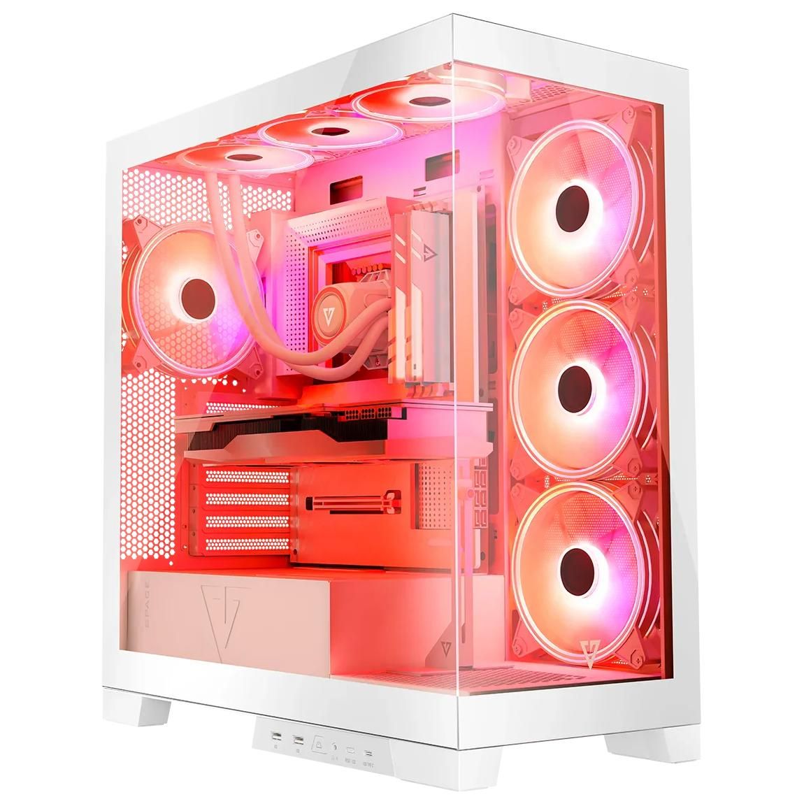 Modecom Volcano SPACE APEX ARGB Midi Tower White