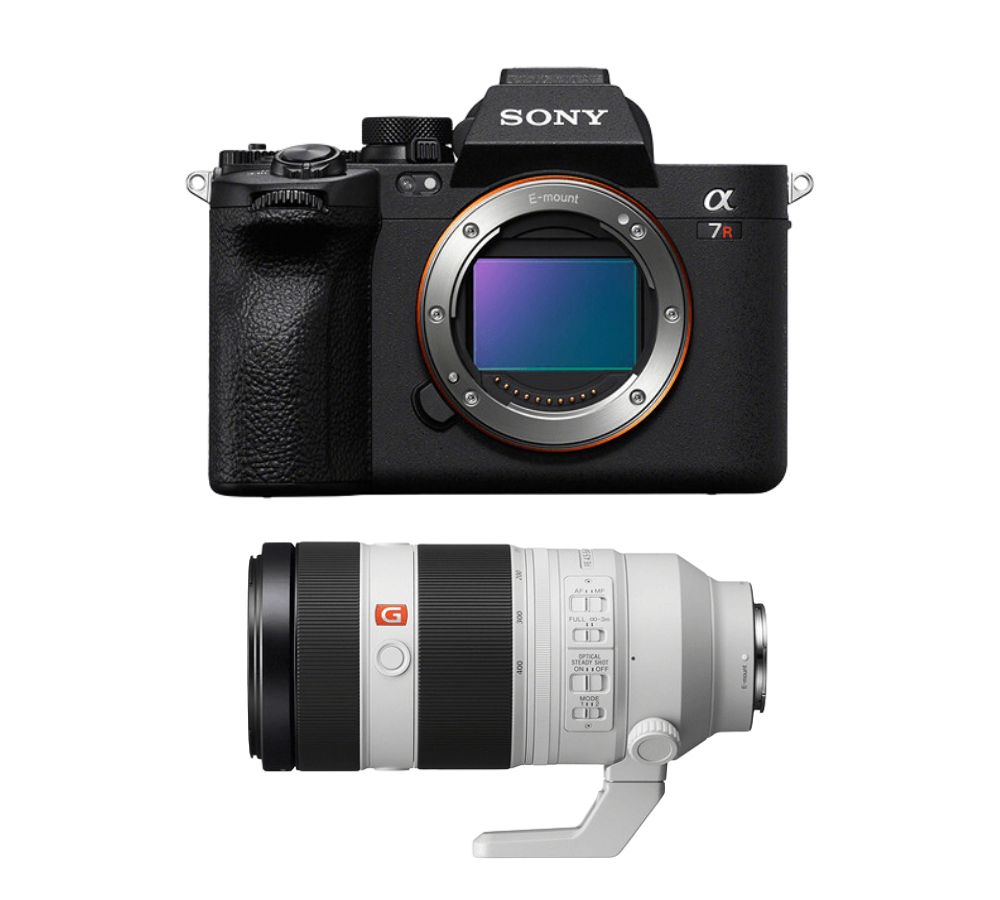 Sony A7R V Body + Sony FE 100-400mm f/4.5-5.6 GM OSS Lens