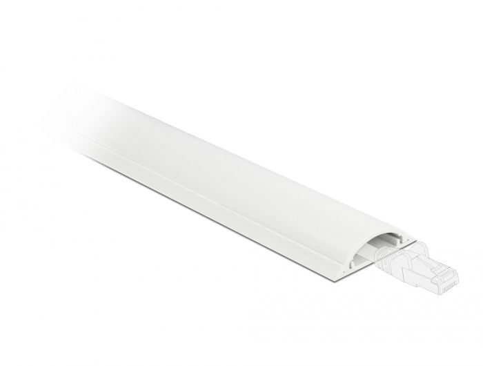 Delock Cable Sleeve 30 x 8 mm - 1 m Length, White