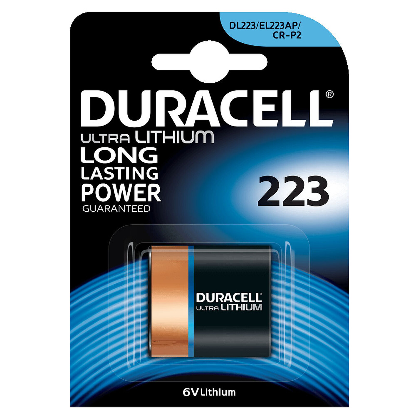 Duracell 223 Ultra Lithium 6V Battery