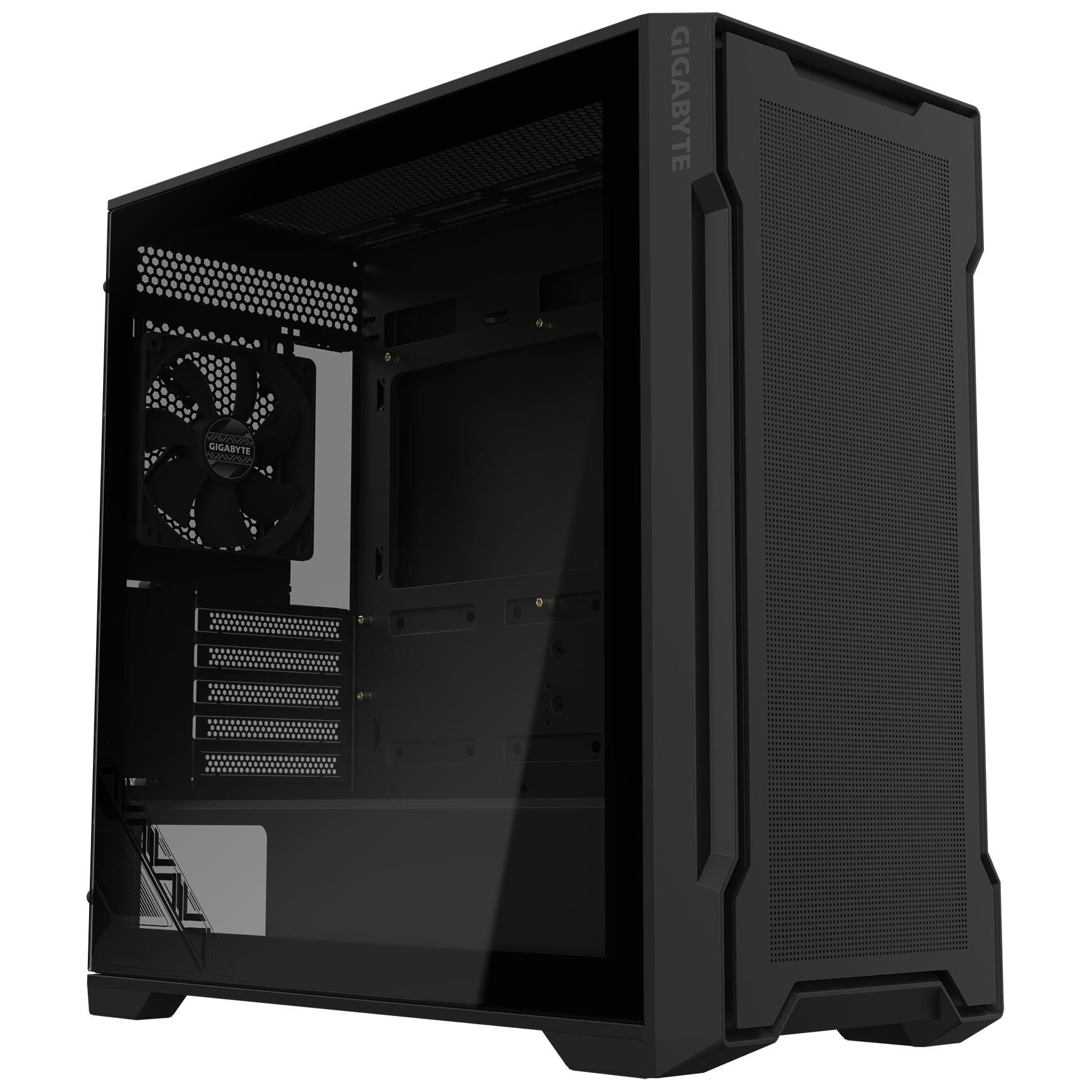 Gigabyte C102 Glass Midi Tower Case - Black