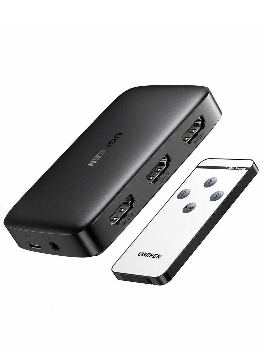 Commutateur HDMI 3 en 1 Ugreen CM332 (Noir)