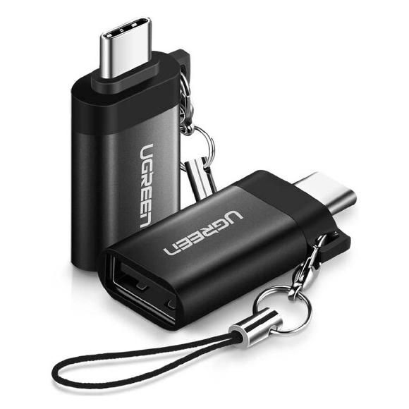 Adaptador Ugreen USB-C a USB-A, Negro